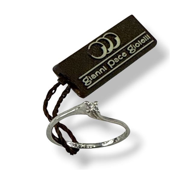 Ringe Gianni Pace Dame Solitari in Weißgold Diamante 0.04 Ct GPGSL28 - GPGSL28